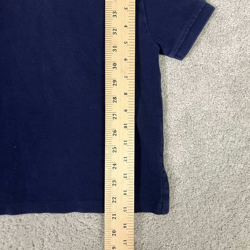 Polo Ralph Lauren Kids Navy Blue Short Sleeve Polo Shirt Orange Pony 3/3T - Picture 9 of 13